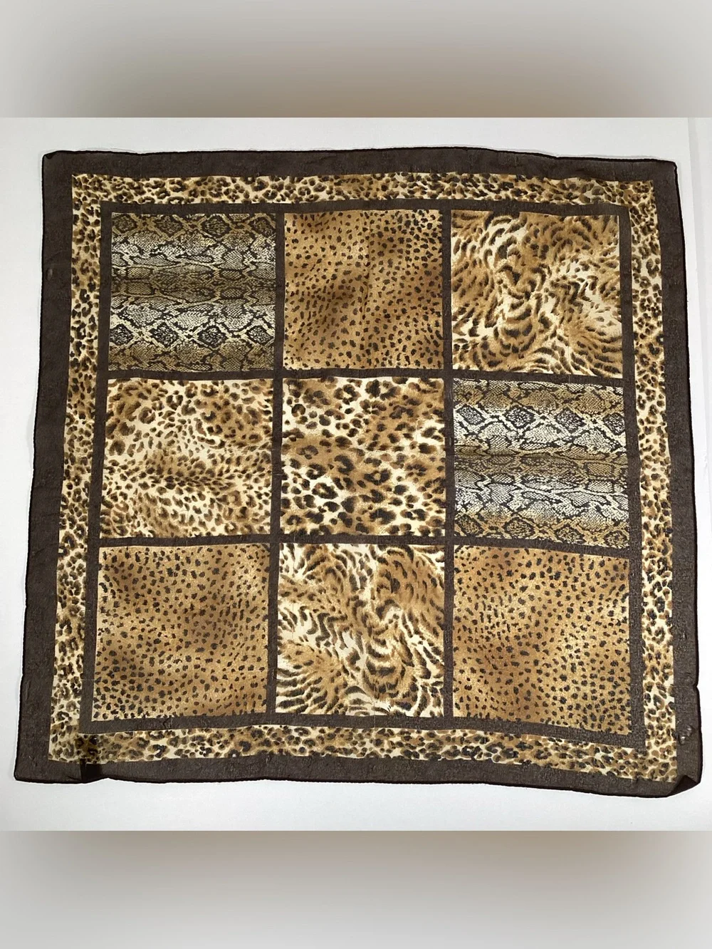 Pair Vintage Italian Scarves, Made in Italy, Scarf, 20